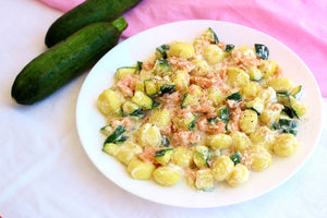 2 - Primo - Gnocchi con salmone e zucchine