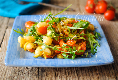 2 - Primo - Gnocchi freddi con bresaola, rucola,
