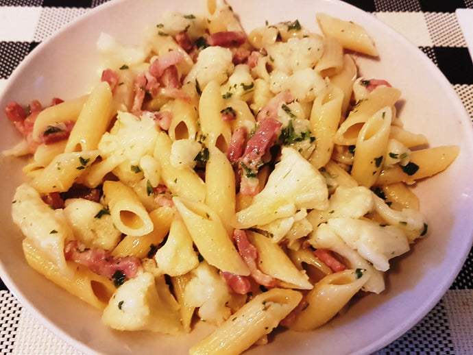 2 - Primo - Pasta con cavolo e pancetta